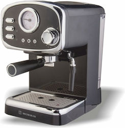 Morris Mașină de cafea espresso 1100W Presiune 20bar Negru