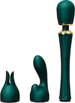 Zalo Kyro Best Wand Vibrator Massage Turquoise Green