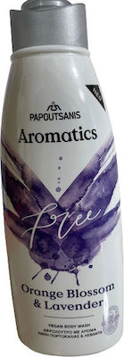 Papoutsanis Aromatics Free Spumă de baie Floare de portocal și lavanda (1x600ml) 600ml