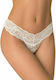 Milena by Paris 7580 Γυναικείο Sexy String Ιβουάρ