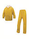 Delta Plus 304 Waterproof and Windproof Work Suit Yellow EN304JA