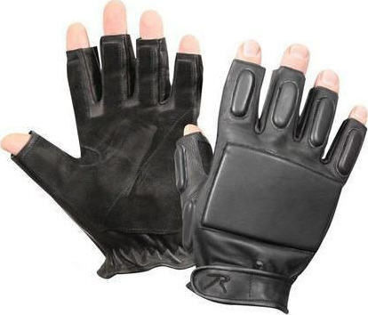 Rothco Taktische Fingerlose Militärhandschuhe für Absturz in Schwarz Farbe