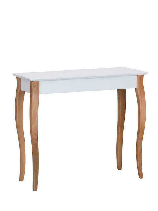 Lillo Wooden Console Table White L85xW35xH74cm