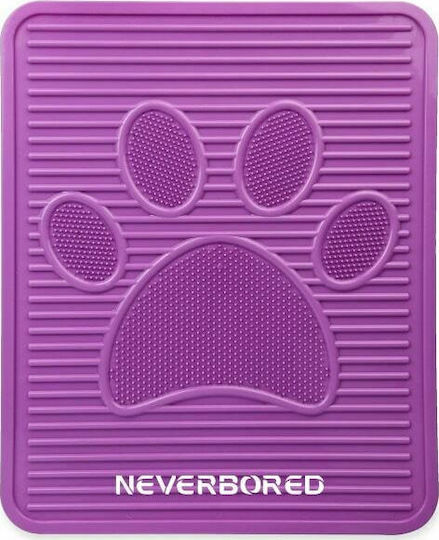 Neverbored Neverbored Μωβ Χαλάκι Τουαλέτας Γάτας 1τμχ Μελιτζανί 51x42εκ.