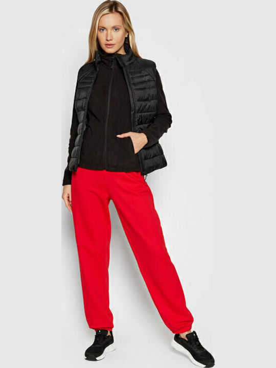 Fleece Damen Jacke in Schwarz Farbe