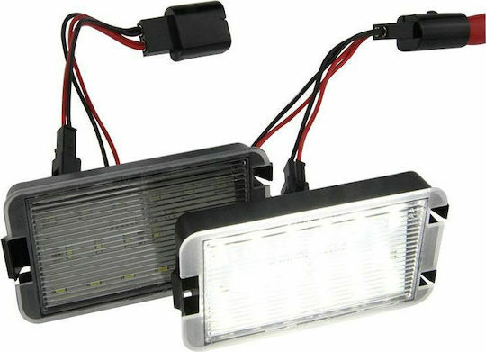 License Plate Lights for Seat Altea / Cordoba / Ibiza / Leon / Toledo 2pcs