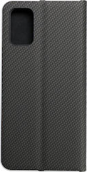Forcell Luna Carbon Черен (Galaxy A03s)