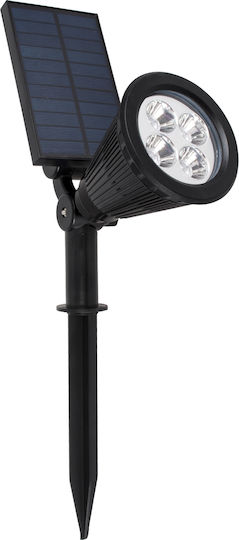 GloboStar Καρφωτό Ηλιακό Φωτιστικό 8W 800lm Θερμό Λευκό 3000K με Φωτοκύτταρο IP67