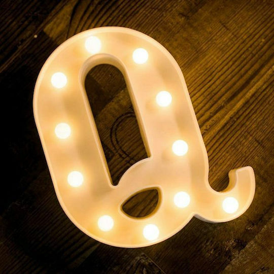 Motarro Dekorative Lampe Brief Weiß