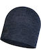 Beanie Beanie Knitted in Navy Blue color