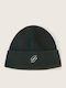 Code Beanie Unisex Beanie mit Rippstrick in Grün Farbe