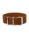 Strap NATO Brown Fabric 18mm