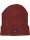 Beanie Masculin Căciulă Tricotat în culoarea Burgundy