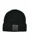 Guess Beanie Männer Beanie mit Rippstrick in Schwarz Farbe