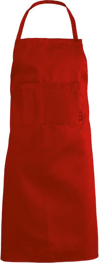 Beunique Ποδιά Σεφ Ολόσωμη Be Unique Apron Κόκκινη