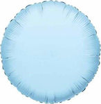 Balloon Foil Birthday-Celebration Round Blue 45cm Light Blue