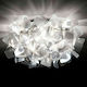 Slamp Clizia Mini Ceiling Mount Light Transparent with Socket E14