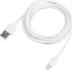 Akyga USB-A to Lightning Cable White 1.8m (AK-USB-31)