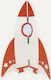 Faitakis Pack Kinderzimmer Dekor Accessoires Rakete 1Stück 0621265