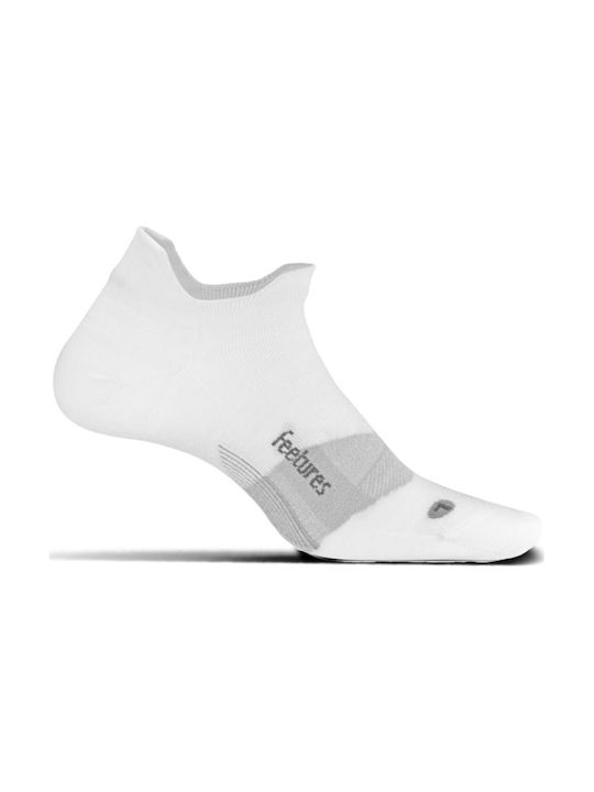 Feetures Merino 10 Ultra Light EM55467 Running Κάλτσες Λευκές 1 Ζεύγος