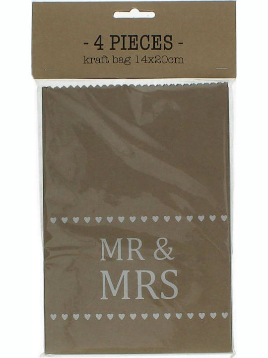 Kersten Πουγκί Ρυζιού Mr&Mrs 4τμχ 20cm