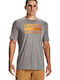 Team Issue Wordmark Athletic T-shirt Concrete / Omega Orange