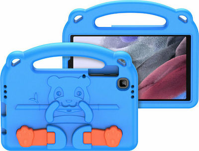 Dux Ducis Panda Umschlag Rückseite Silikon für Kinder Blau (Galaxy Tab A7 Lite)