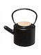 Atmosphera Teapot Cast Iron Black 1000ml