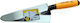Come Trowel 220mm cu Mâner de Lemn 04-7618