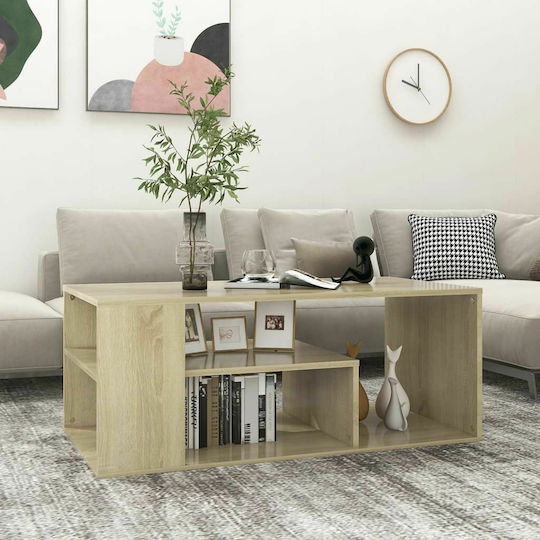 Sonoma M100xΠ50xΥ40εκ Ορθογώνιο Κεντρικό Τραπεzaki από Ξύλο