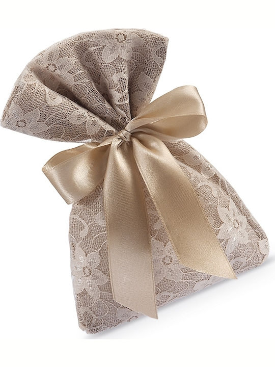 Wedding Favor Pouch with Lace ΡΠ390