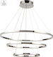Home Lighting Olympic Pendant Lamp with Built-in LED Silver