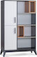 Bookcase Breda 97x37x157cm