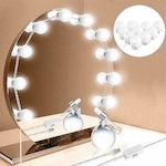Electric / USB Vanity Mirror LED Light 5.5cm 04010VML00WH