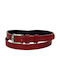 708 Leather Women's Belt Red