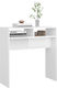 Wooden Console Table White L78xW30xH80cm