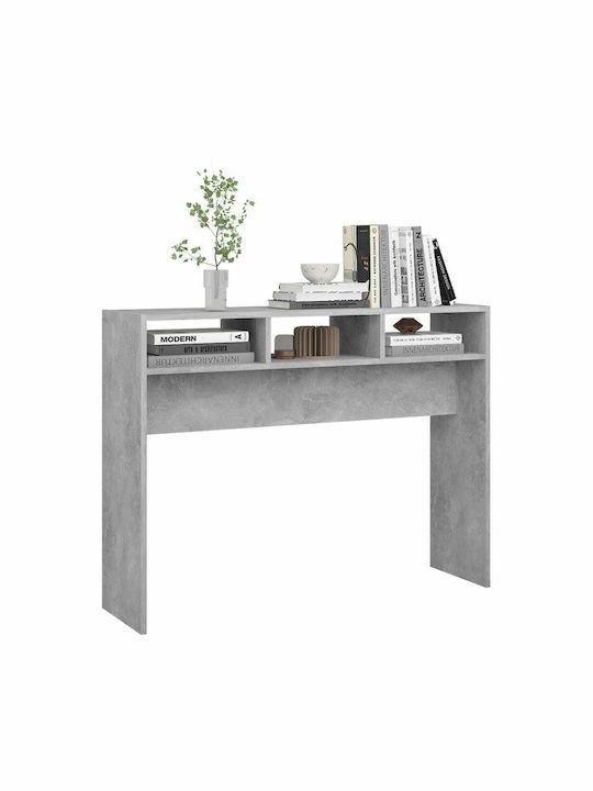 Wooden Console Table Γκρι L105xW30xH80cm