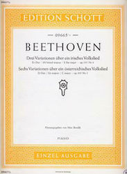Schott Beethoven - Drei Variationen / Sechs Variationen Sheet Music for Piano W000328006