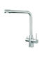 Acquanet Duplex Tall Kitchen Faucet Counter Inox Silver