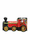 JK Home Decoration Christmas Metal Figure Box Red Length 18cm