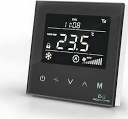 Geyer MCOHOME MH8-FC 2 Pipes Smart Digital Thermostat with Touch Screen Black Geyer MCOHOME MH8-FC 2 Pipes Smart Digital Thermostat with Touch Screen Black