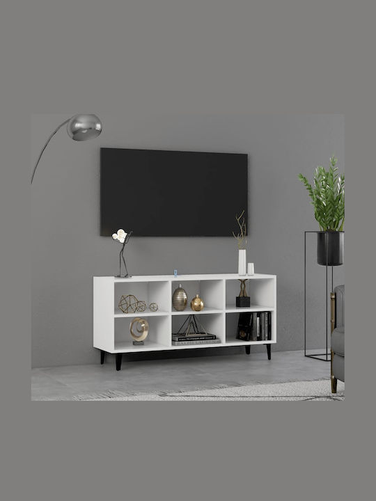 Έπιπλο Τηλεόρασης Λευκό Μ103.5xΠ30xΥ50cm