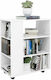 Wooden Storage Cabinet Γυαλιστερό Λευκό L60xW35xH75cm