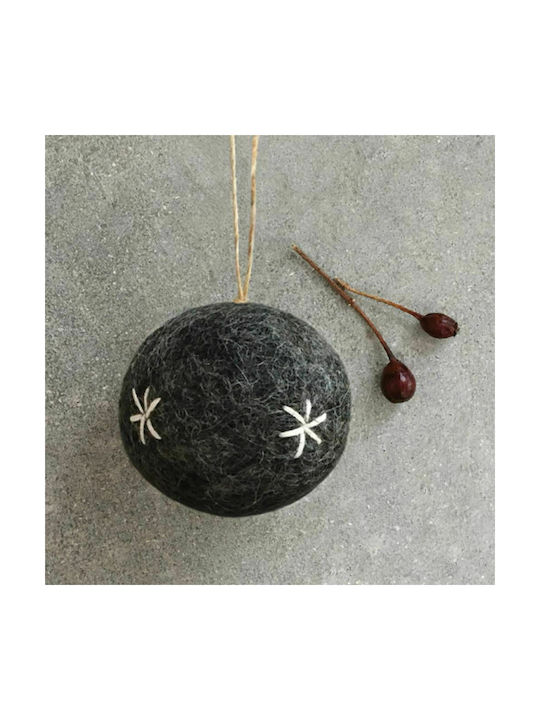 Synchronia Christmas Ball Ornament Gray 5x5cm