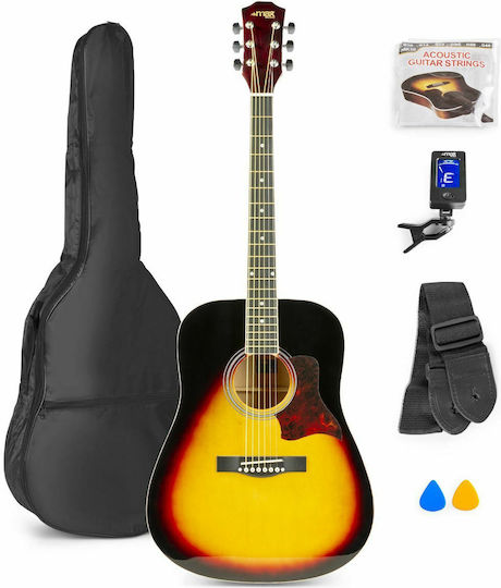 MAX Acustică Chitară Max Solojam Western Sunburst