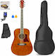MAX Acoustic Guitar Max Solojam Western Natural