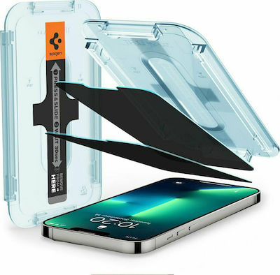 Spigen EZ Fit GLAS.tR Slim Privacy Full Face Tempered Glass 2pcs (iPhone 14 Plus / 13 Pro Max) AGL03378