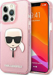 Karl Lagerfeld Glitter Karl`s Head Ροζ (iPhone 13 Pro Max) Karl Lagerfeld Glitter Karl`s Head Ροζ (iPhone 13 Pro Max)