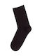 ME-WE Damen Einfarbige Socken Schwarz 1Pack