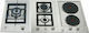 La Germania Gas Cooktop Autonomous Inox 92.7x51εκ. Silver